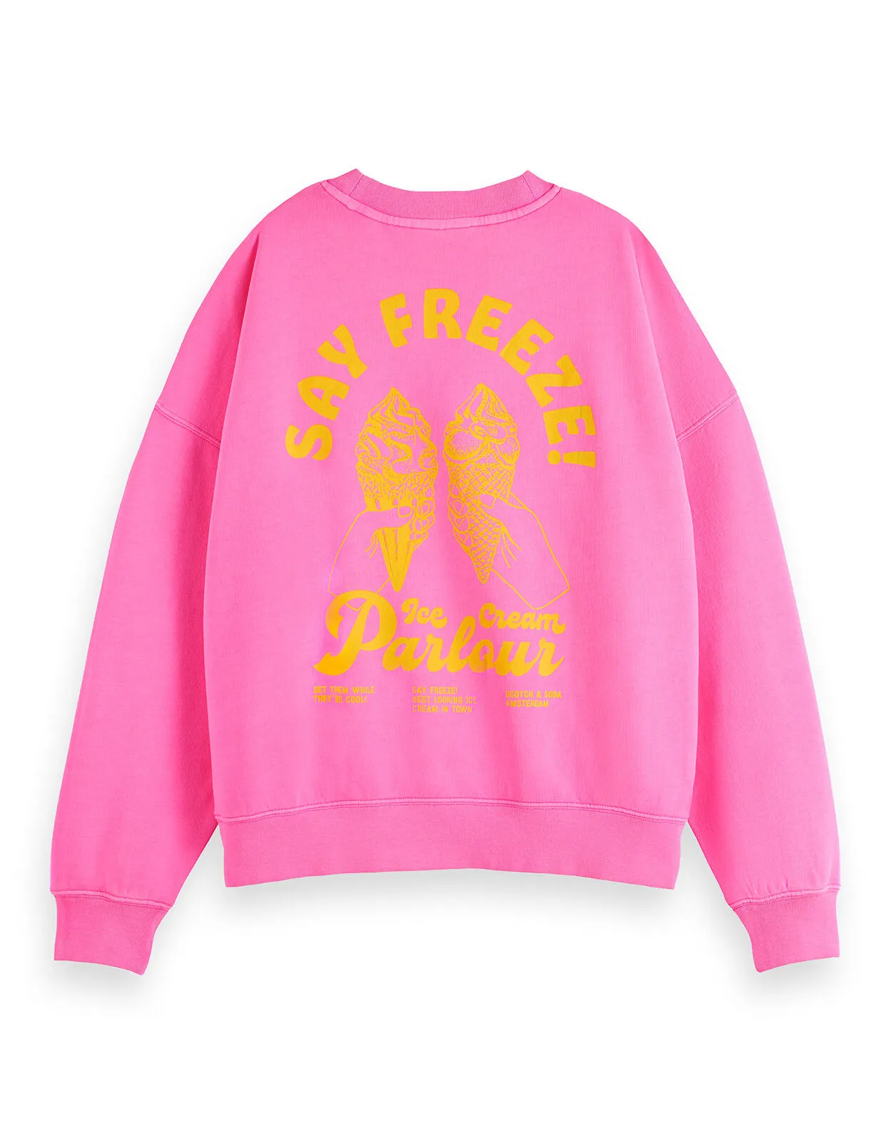 Scotch and Soda Say Freeze Sweatshirt Pink