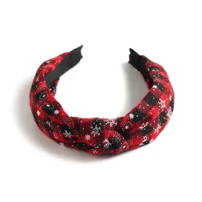 Sera Christmas Designer Headband in Red