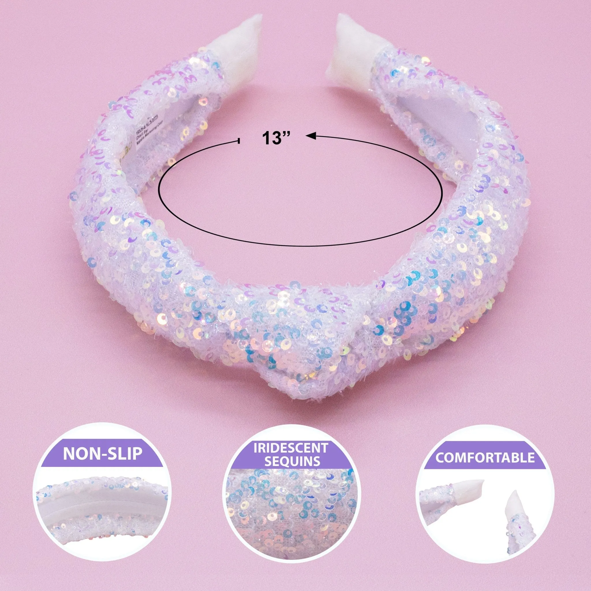 Sparkly Sequin Knot Headband