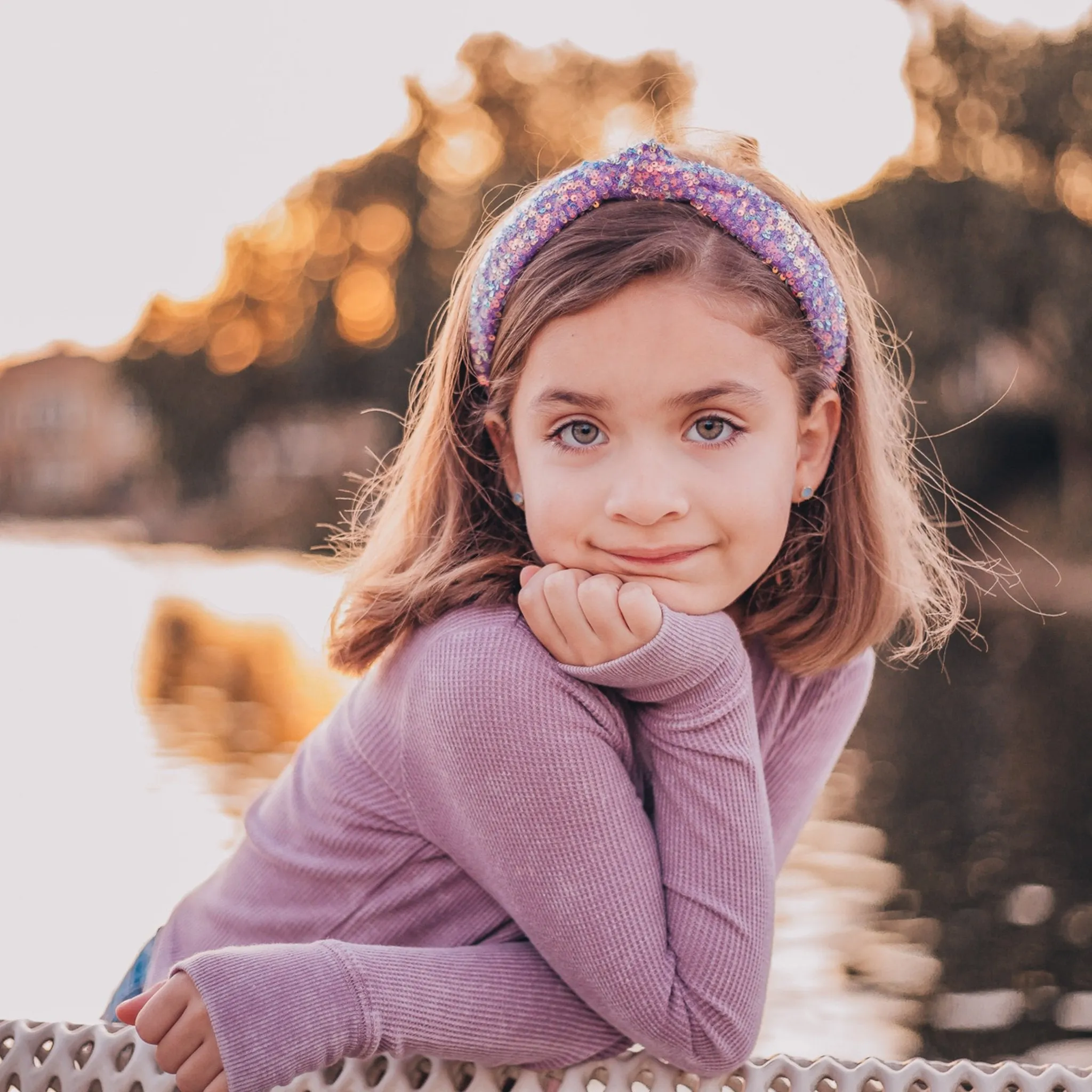 Sparkly Sequin Knot Headband