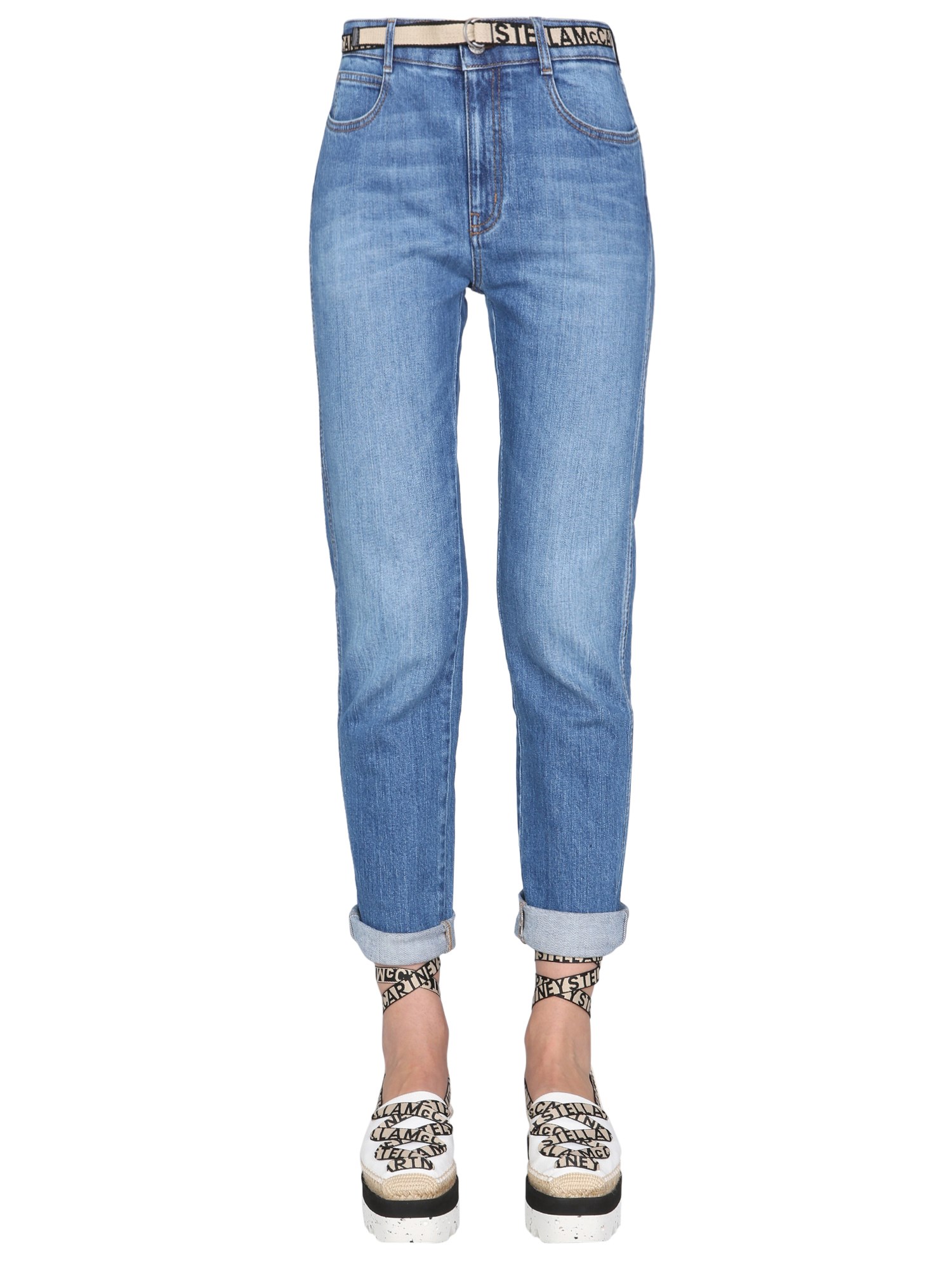 STELLA McCARTNEY    BOYFRIEND STRENCH DENIM SKINNY FIT JEANS