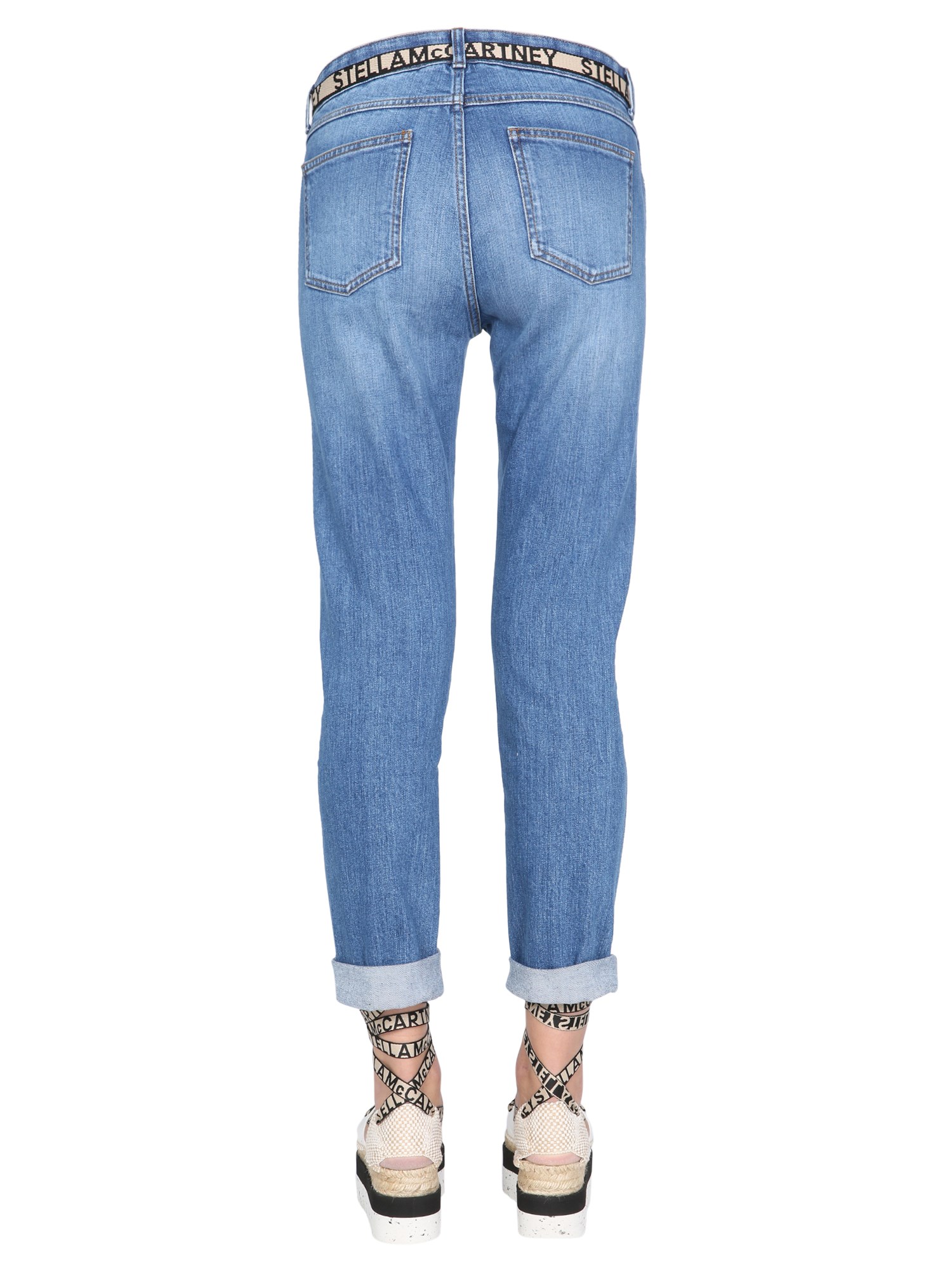 STELLA McCARTNEY    BOYFRIEND STRENCH DENIM SKINNY FIT JEANS