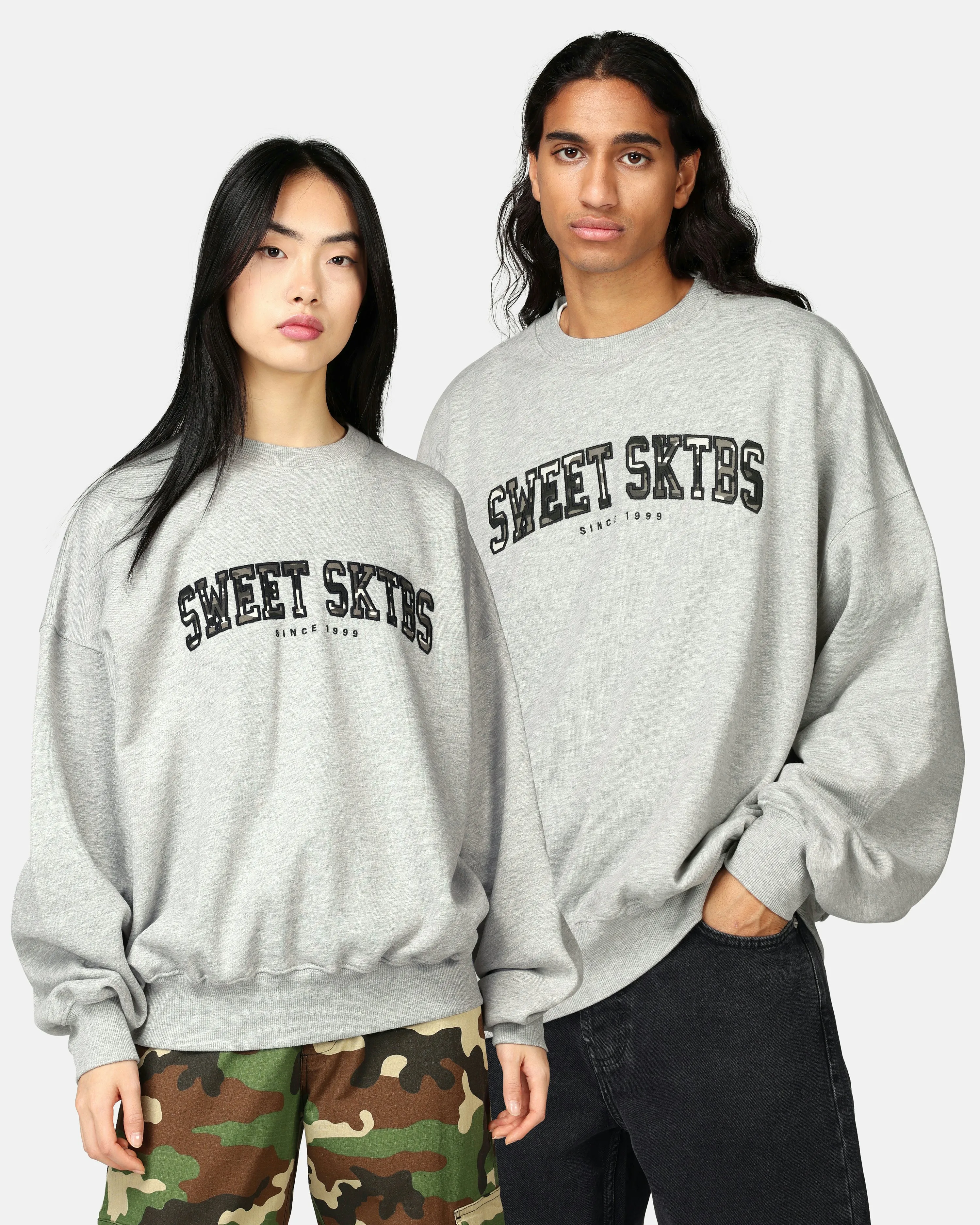 SWEET SKTBS Team Crewneck Grey melange | Unisex | Junkyard