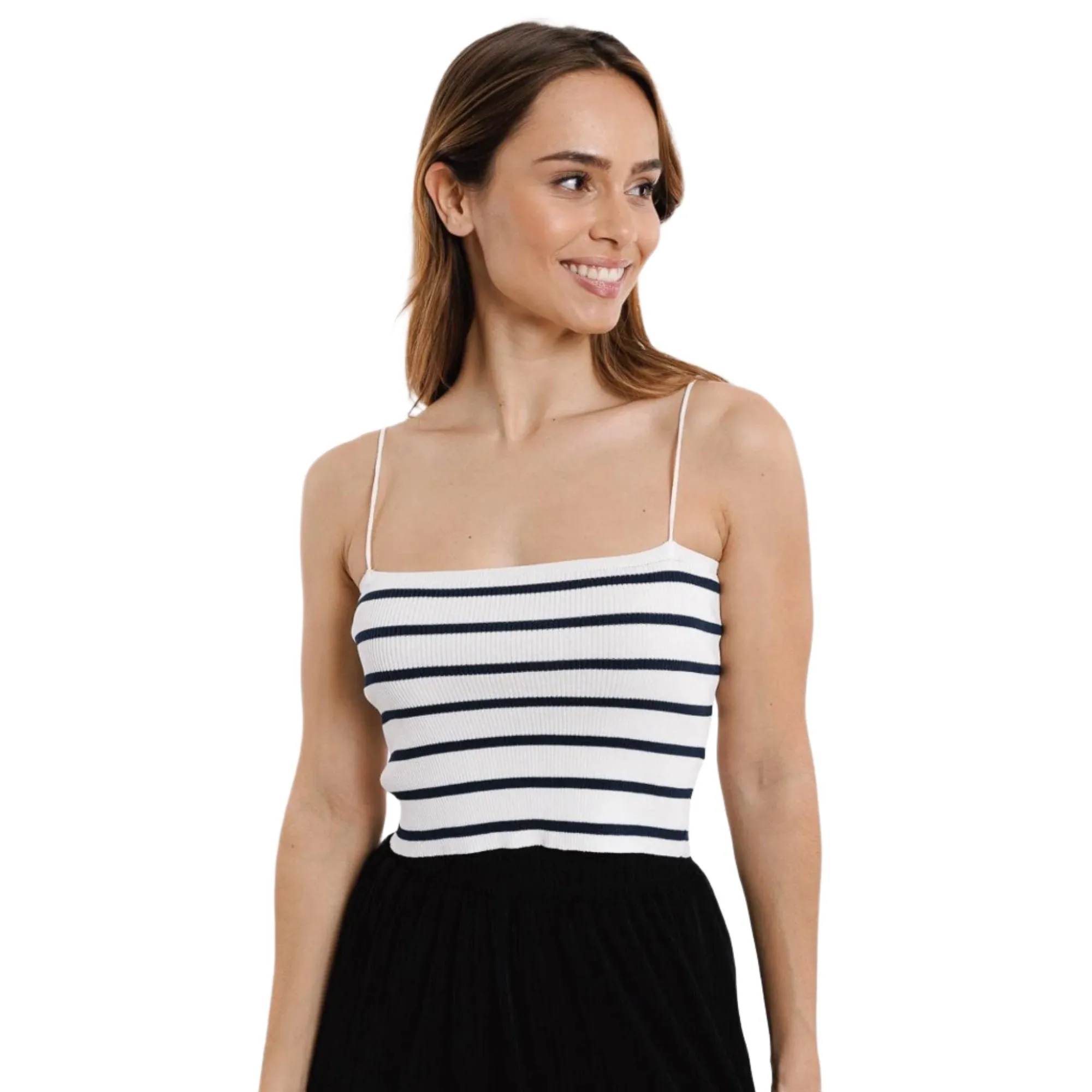 Sweewe Paris Tube Top with Straps in White