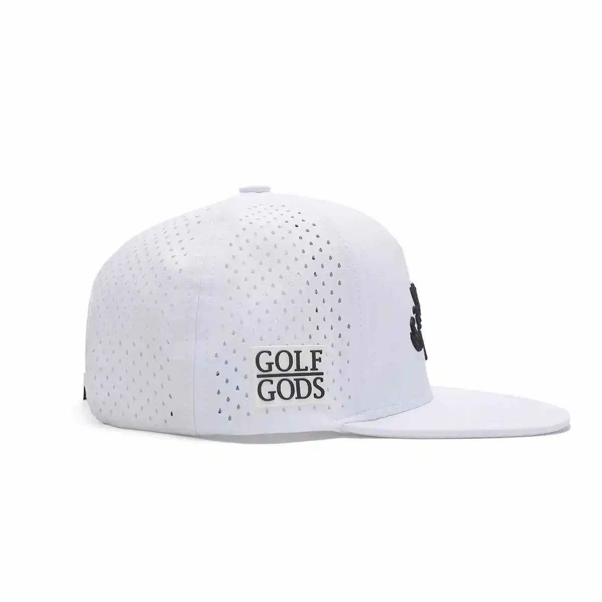 TOUR PRO Cocaine & Hookers Golf Hat in White with Flat Brim