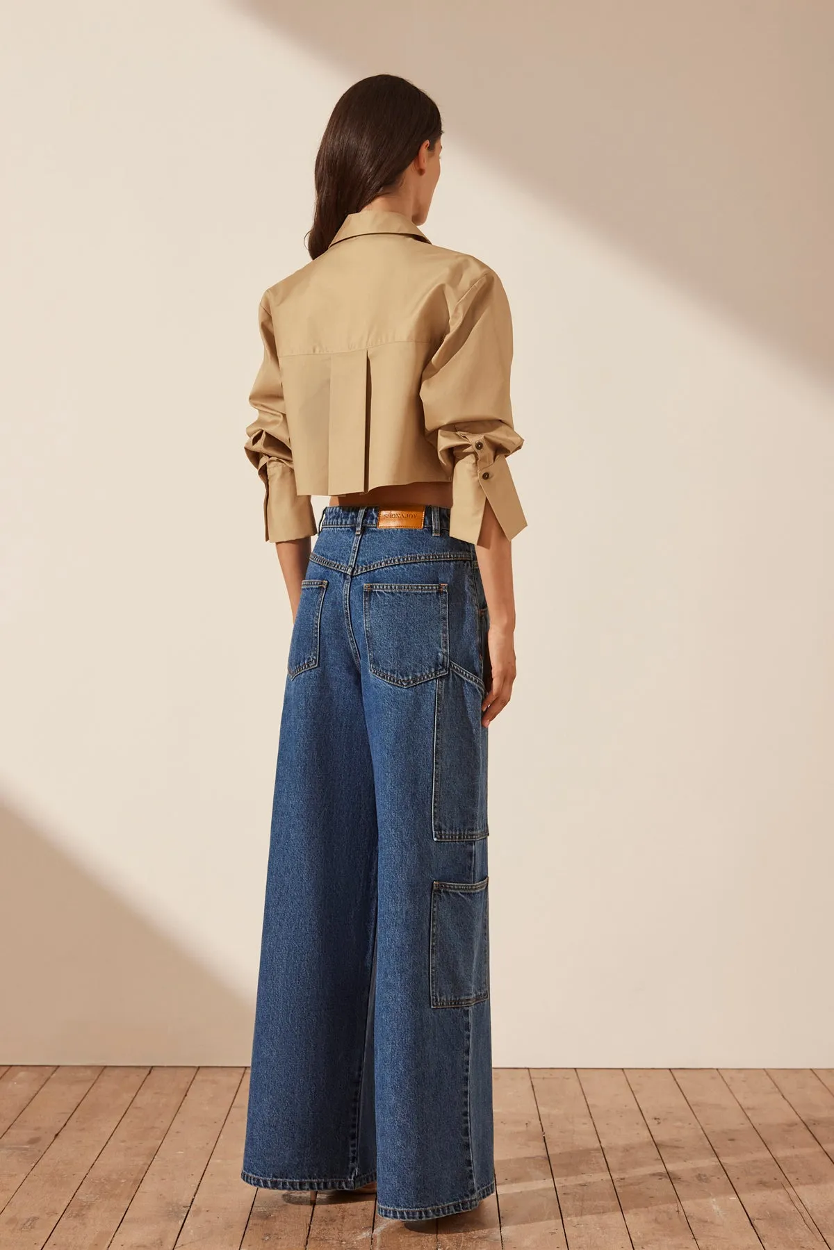 Tovere Wide Leg Cargo Jean