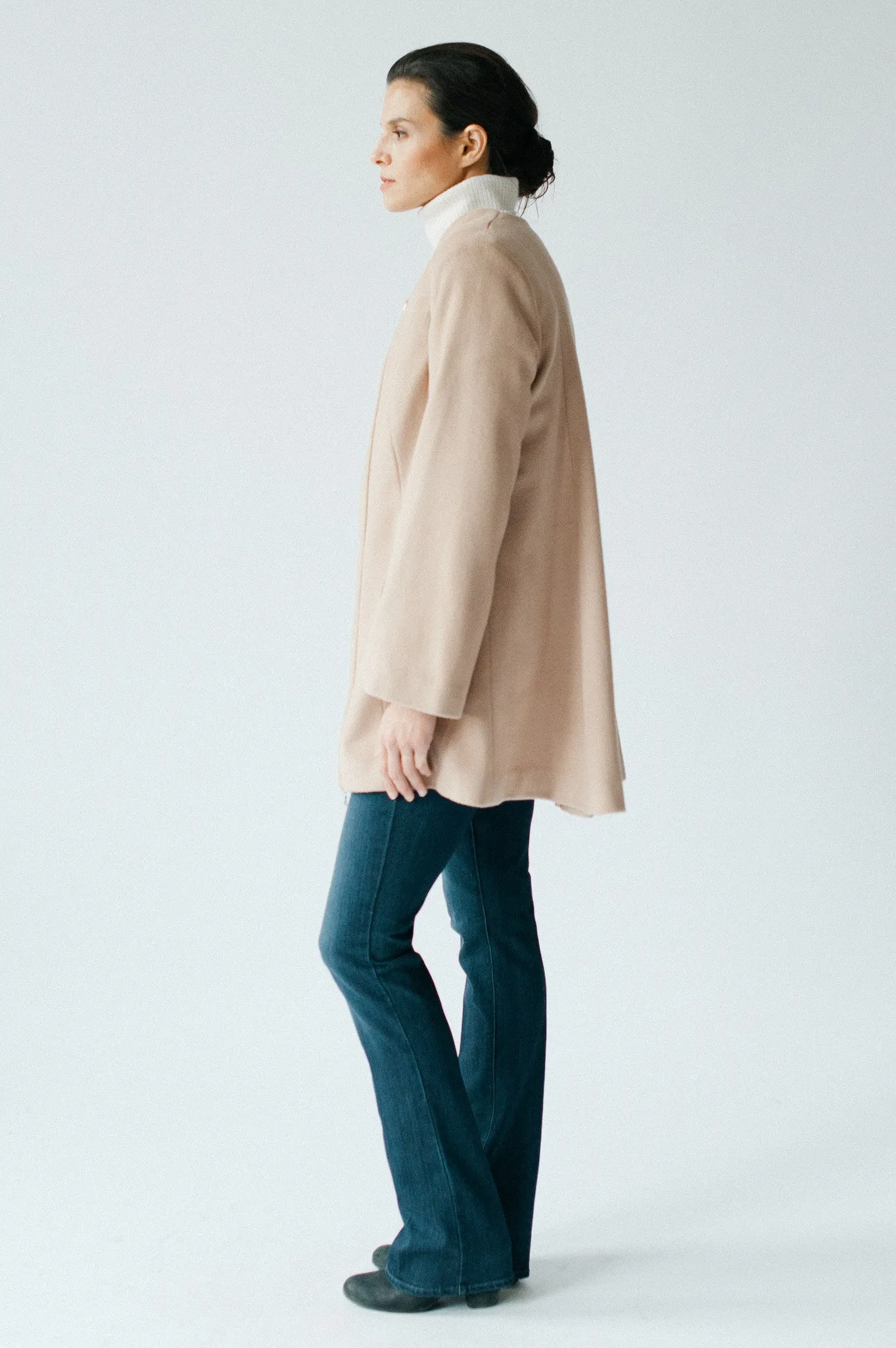 Tuileries Cape Coat - Sand