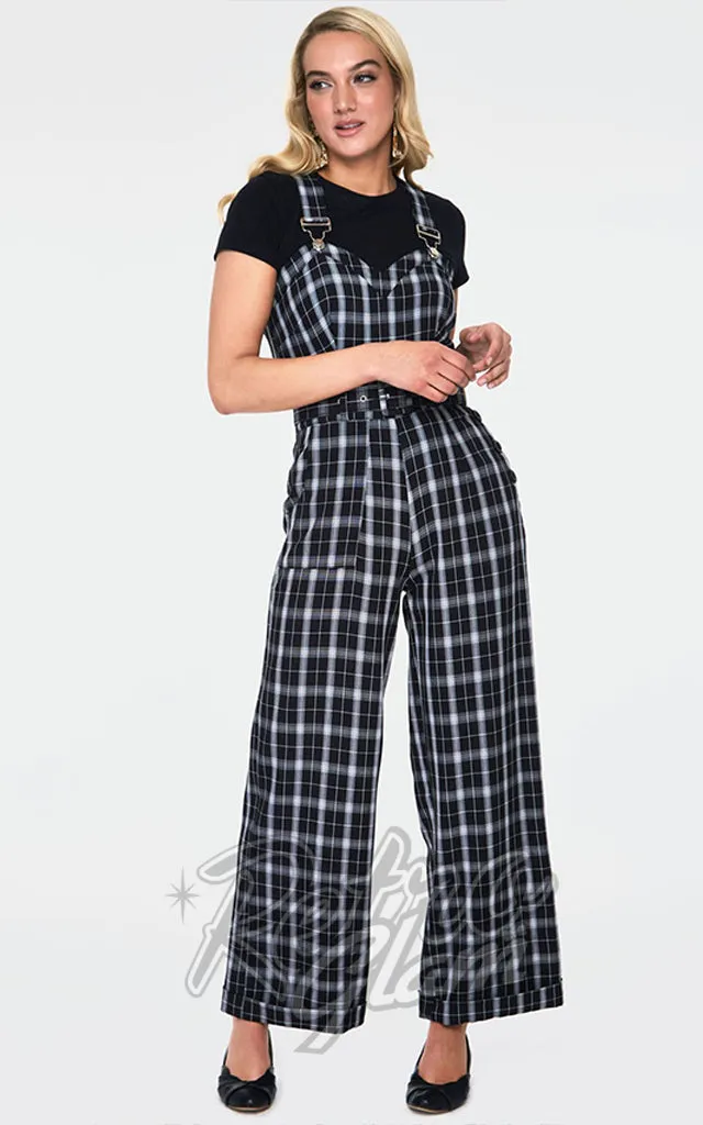 Voodoo Vixen Bloom Jumpsuit in Plaid - XS & XL left only