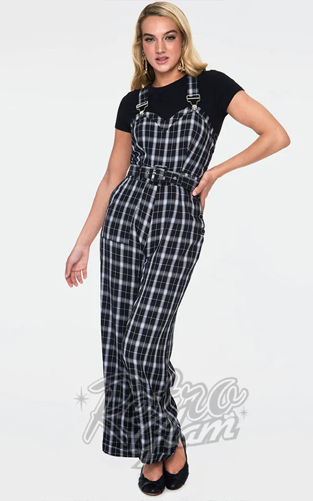 Voodoo Vixen Bloom Jumpsuit in Plaid - XS & XL left only