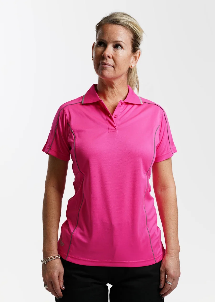 Women's cool mesh polo shirt