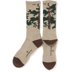 WOODLAND CAMO SOCKS MENS